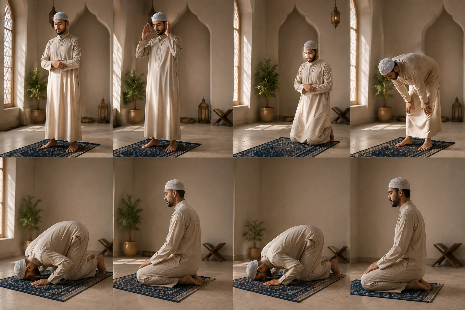 Guide complet pour apprendre à prier en islam pour débutants avec étapes et gestes